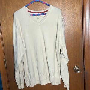Men’s Beige XL Tommy Bahama V-neck Sweater